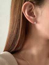 CURVE SILVER EARRINGS