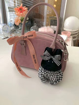 RIBBON PANTS RABBIT KEY RING