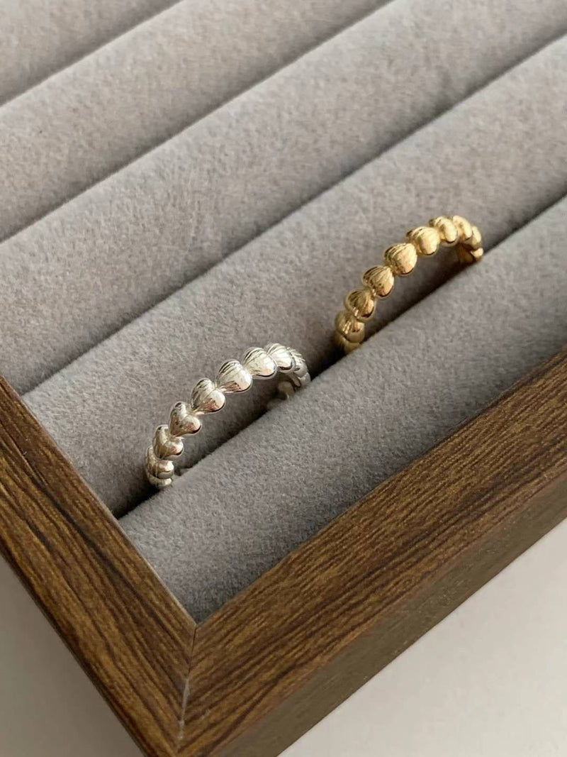 HEART SHELL RING
