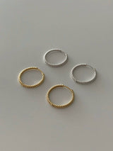 TWIST RING EARRINGS
