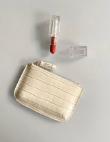TASSEL ENAMEL WALLET POUCH [Pink]
