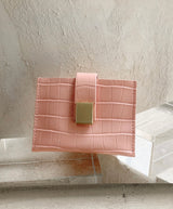 GOLD BUCKLE VERROU CARD WALLET