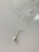 BOLD DROP LONG NECKLACE