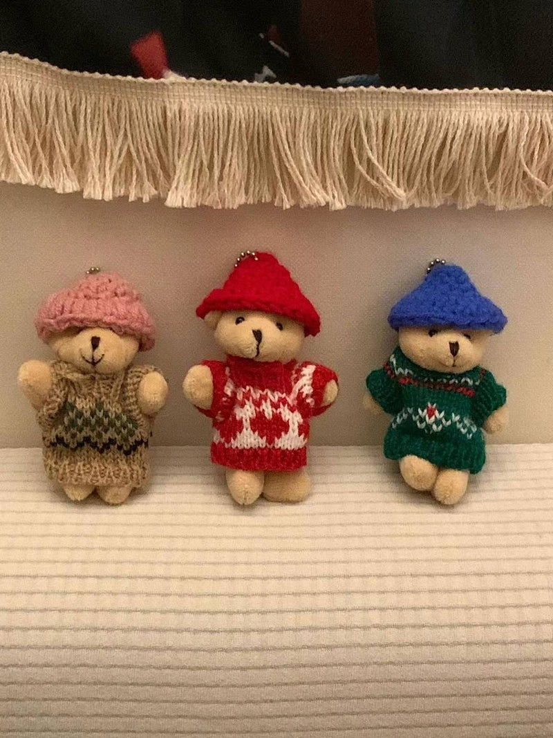 SWEATER BEAR KEY RING