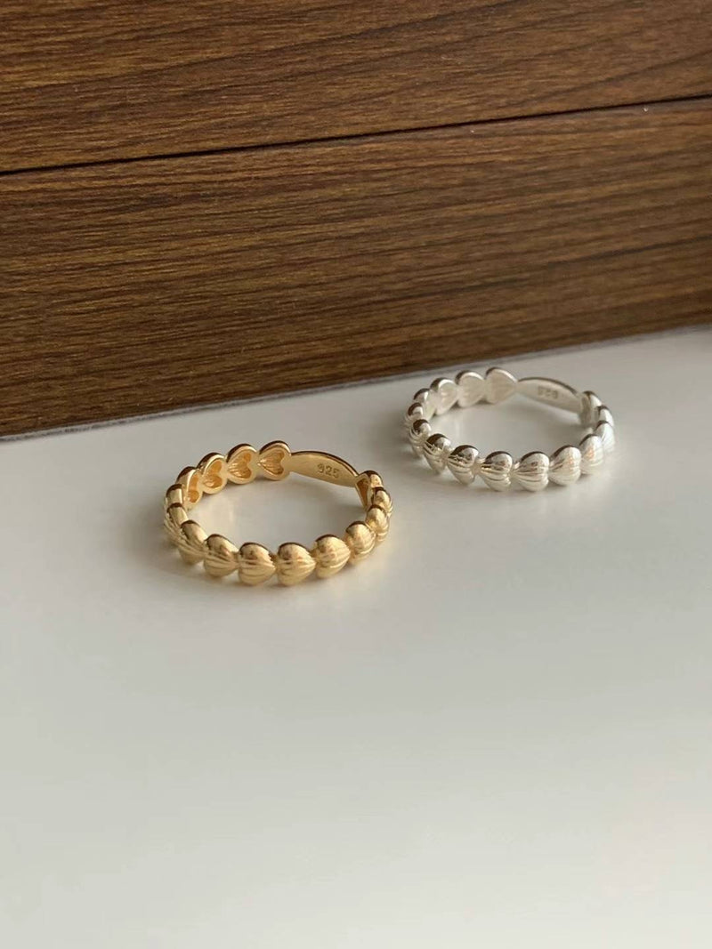 HEART SHELL RING