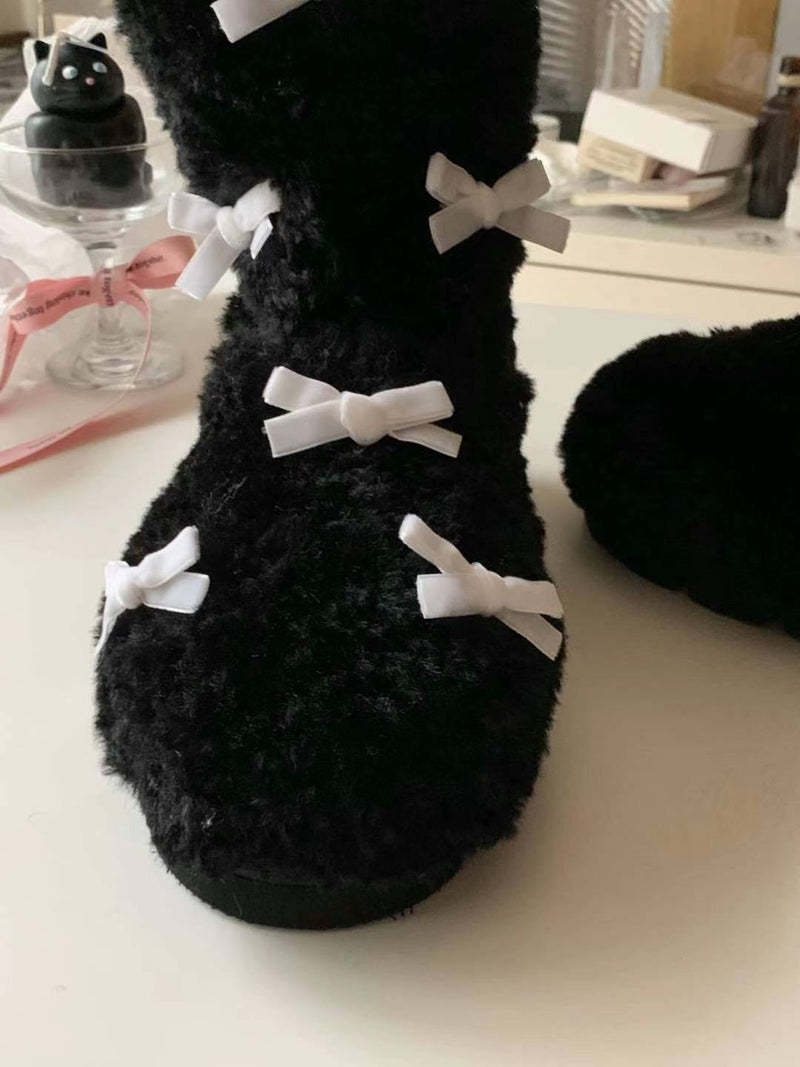 VELVET RIBBON PIN FOR BOOTS