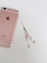 PINK MUSHROOM KEY CHAIN