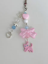 PINK CAT KEY CHAIN