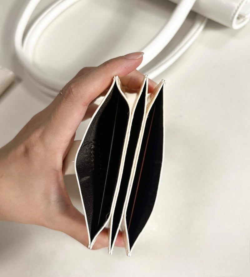 GOLD BUCKLE VERROU CARD WALLET