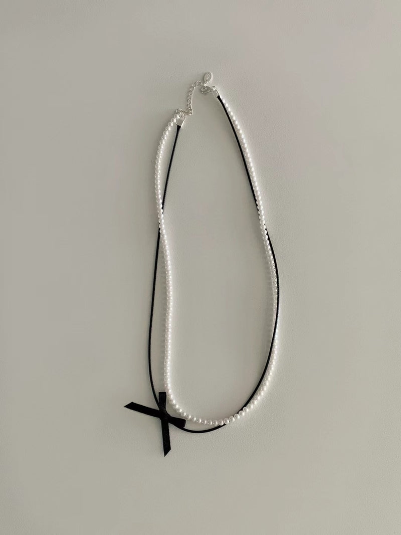 MOONLIT BOW NECKLACE