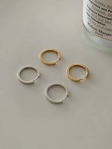 FLAT ONE TOUCH EARRINGS
