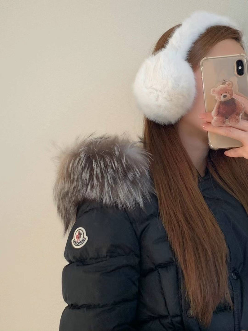MINK FUR EARMUFFS