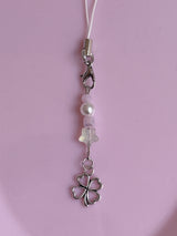 SILVER CLOVER KEY CHAIN