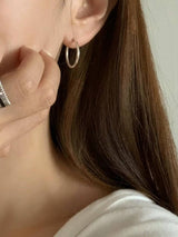 BASIC BOLD RING EARRINGS