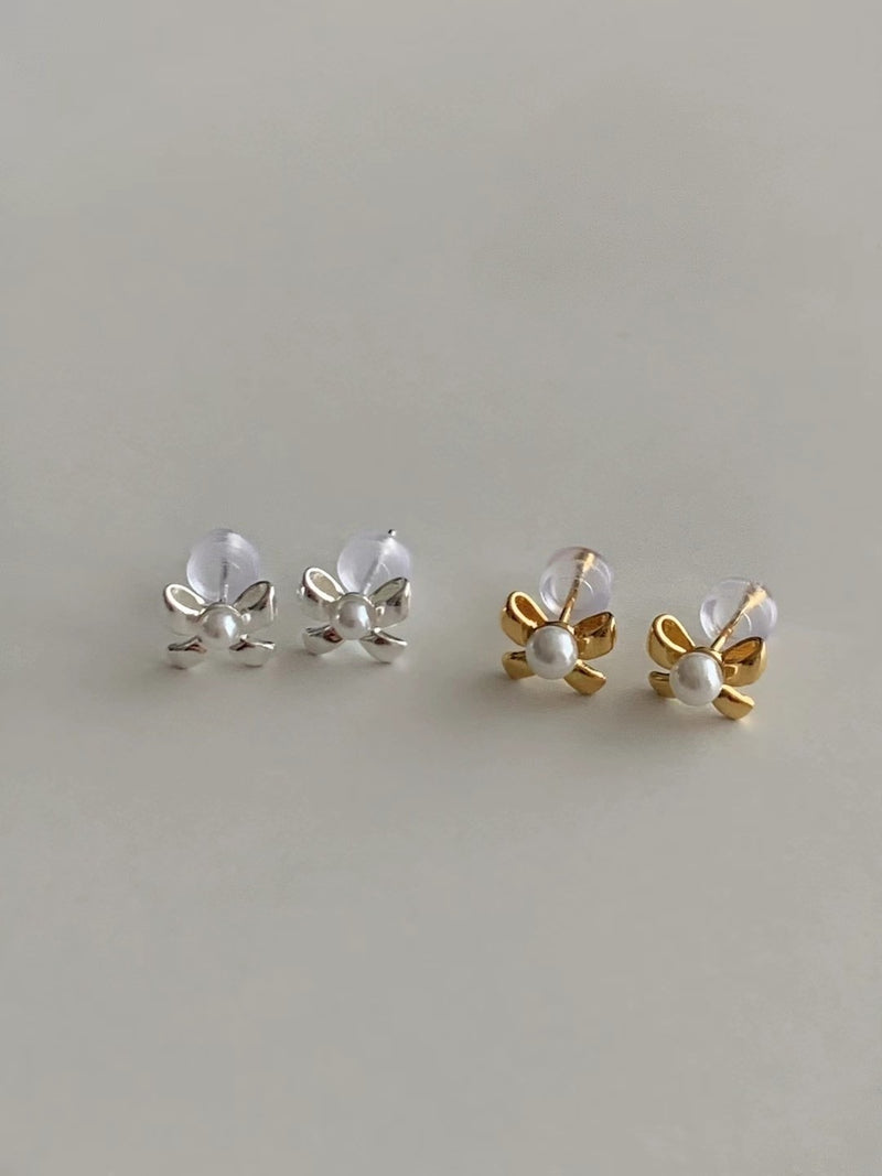 RIBBON DEW EARRINGS