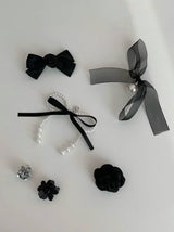 PEARL RIBBON COMBI SHOES CHARM