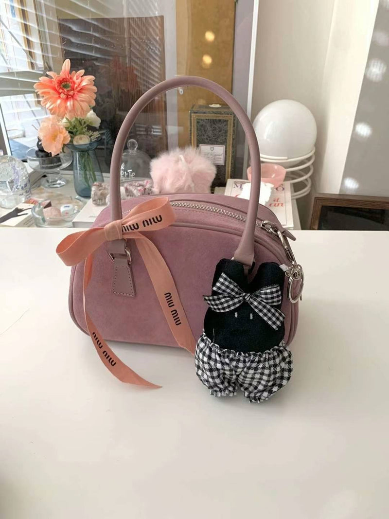 RIBBON PANTS RABBIT KEY RING