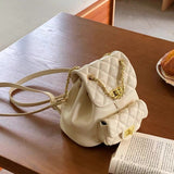 QUILTING CHAIN BACKPACK