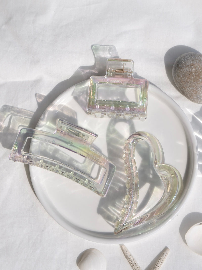 CLEAR AURORA HAIR CLIP