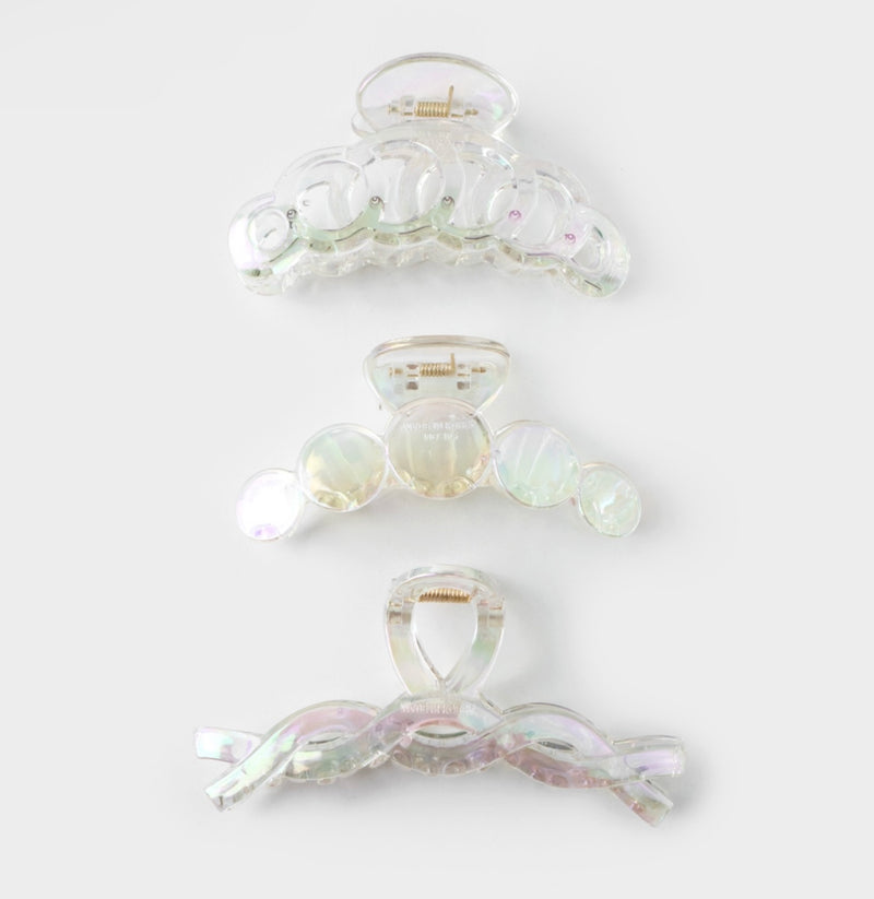 CLEAR AURORA HAIR CLIP
