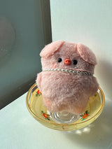 PEARL PIGGY KEY RING