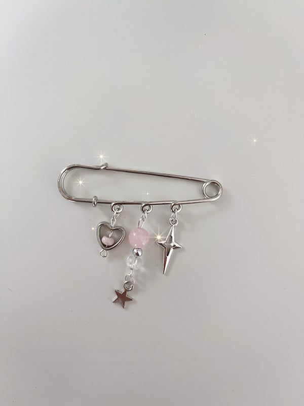 PINK HEART PIN