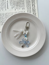 BLUE RIBBON JELLY KEY CHAIN