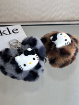 FUR CAT KEY RING