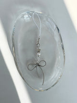 METALLIC RIBBON KEY CHAIN