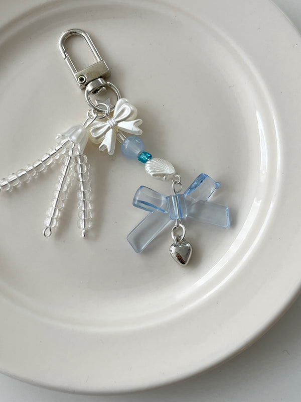 BLUE RIBBON JELLY KEY CHAIN