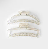 CLEAR AURORA HAIR CLIP