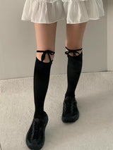 SUMMER RIBBON KNEE SOCKS