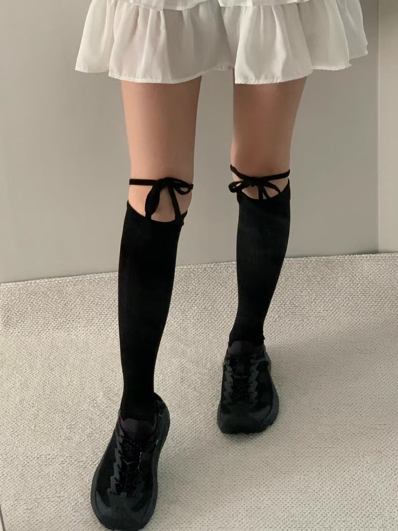 SUMMER RIBBON KNEE SOCKS
