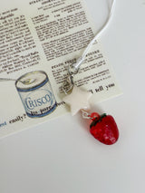 RED STRAWBERRY KEY CHAIN