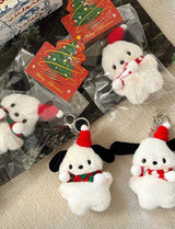 CHRISTMAS POCHA KEY RING & BAG CHARM