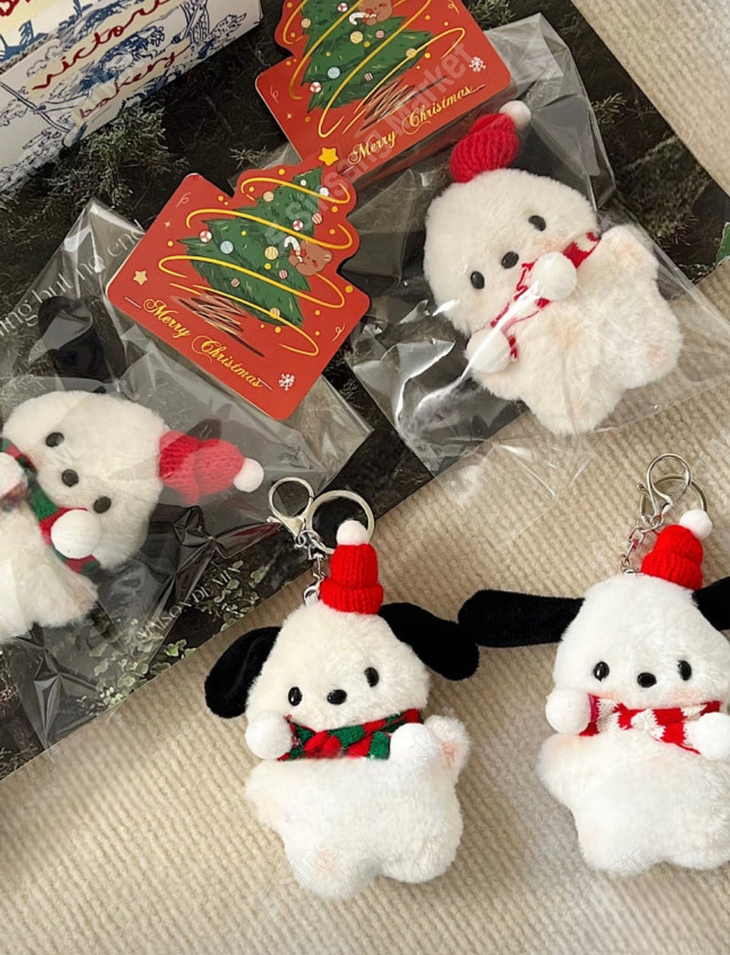 CHRISTMAS POCHA KEY RING & BAG CHARM