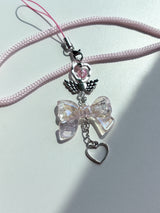 PINK SILVER WING KEY CHAIN