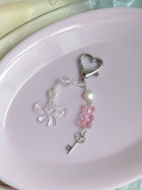 BEAR RIBBON KEY CHAIN