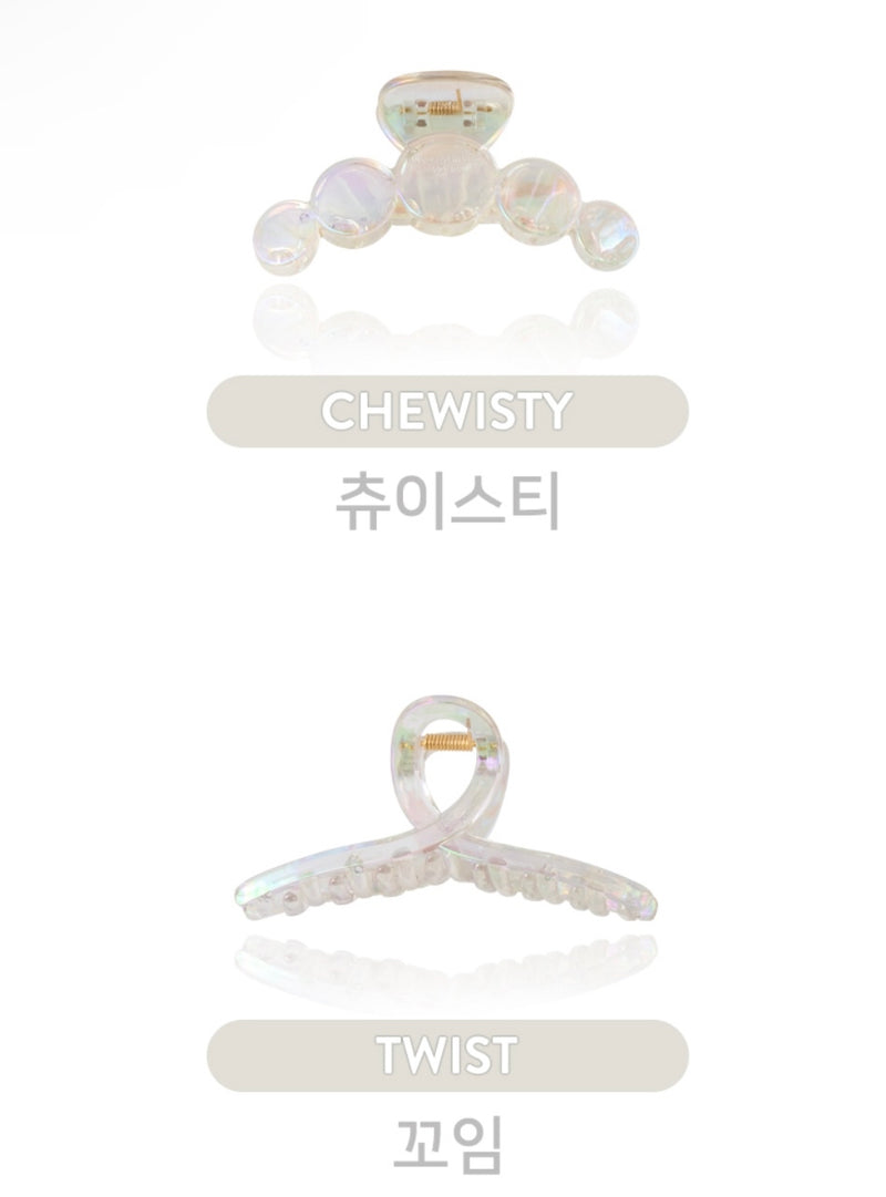 CLEAR AURORA HAIR CLIP