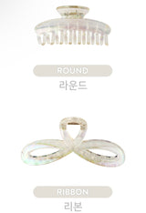 CLEAR AURORA HAIR CLIP