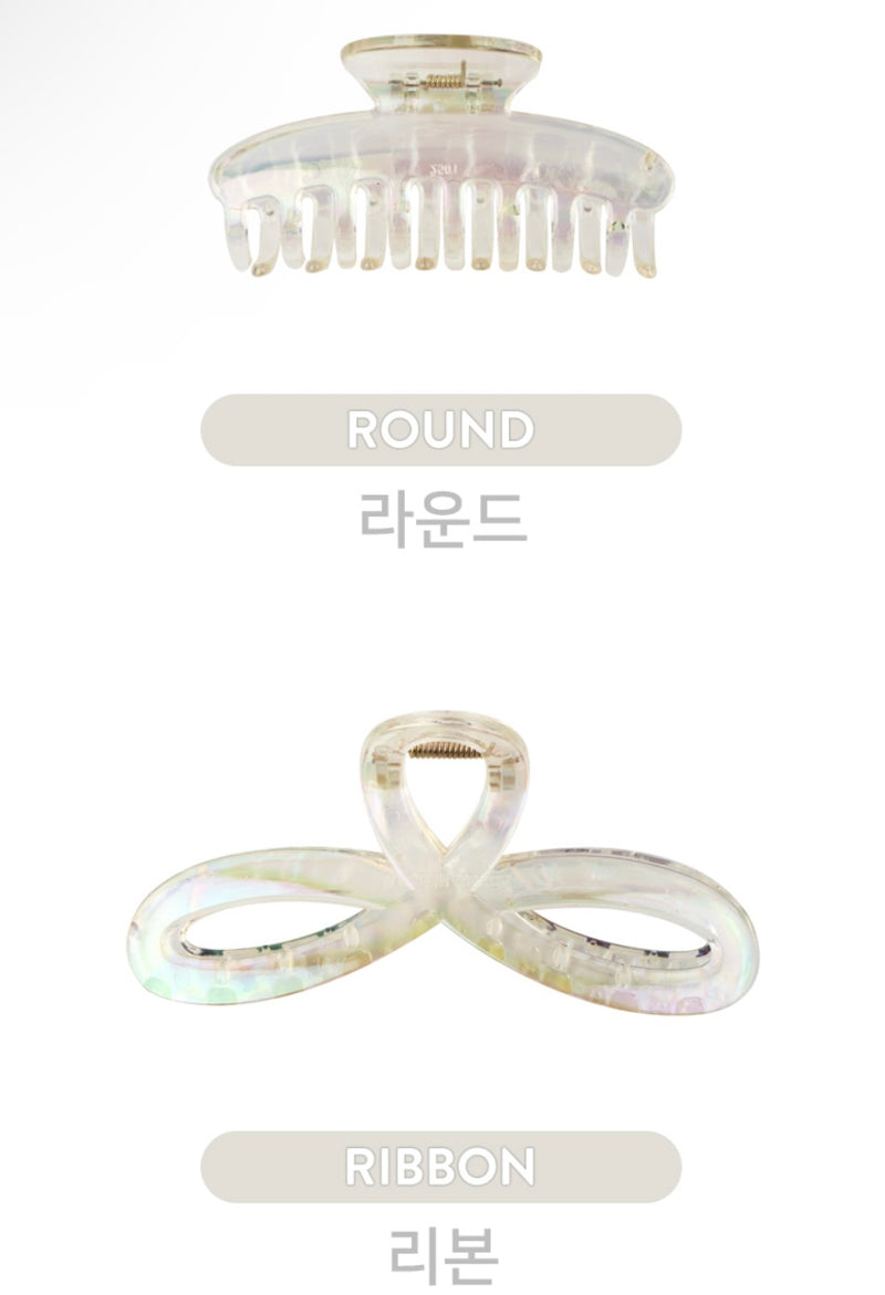 CLEAR AURORA HAIR CLIP