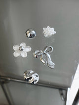 SILVER RIBBON JIBBITZ SET