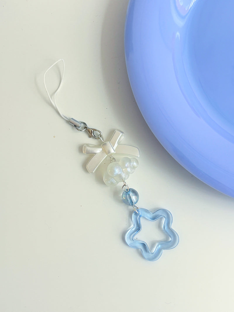 BLUE STAR KEY CHAIN