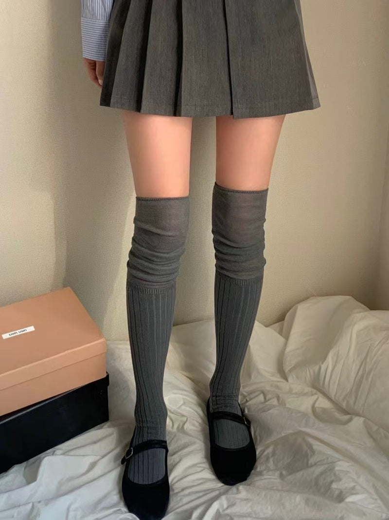 LAYERED KNEE SOCKS