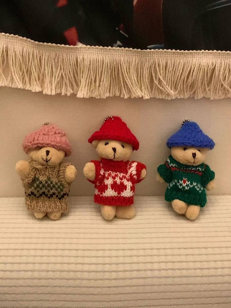 SWEATER BEAR KEY RING