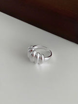PUMPKIN CURVE RING