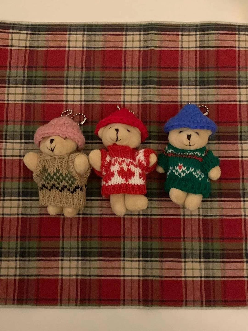 SWEATER BEAR KEY RING