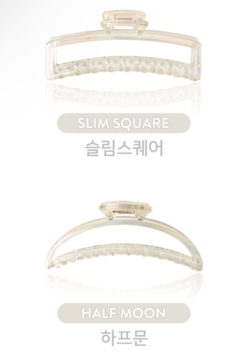 CLEAR AURORA HAIR CLIP