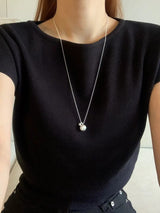 VELVET ORB NECKLACE