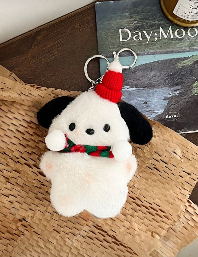 CHRISTMAS POCHA KEY RING & BAG CHARM
